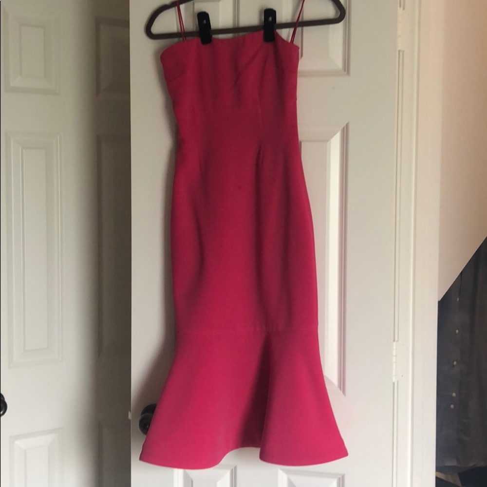Cinq a Sept Luna strapless tulip dress - Picture 5 of 8